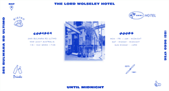 Desktop Screenshot of lordwolseleyhotel.com.au